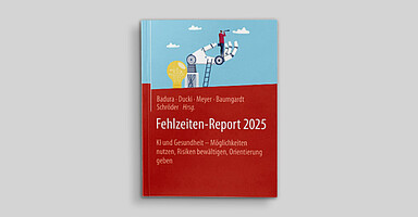 Der Fehlzeiten-Report der AOK 2025: Das Titelbild des Reports Der Fehlzeiten-Report der AOK 2025: Das Titelbild des Reports