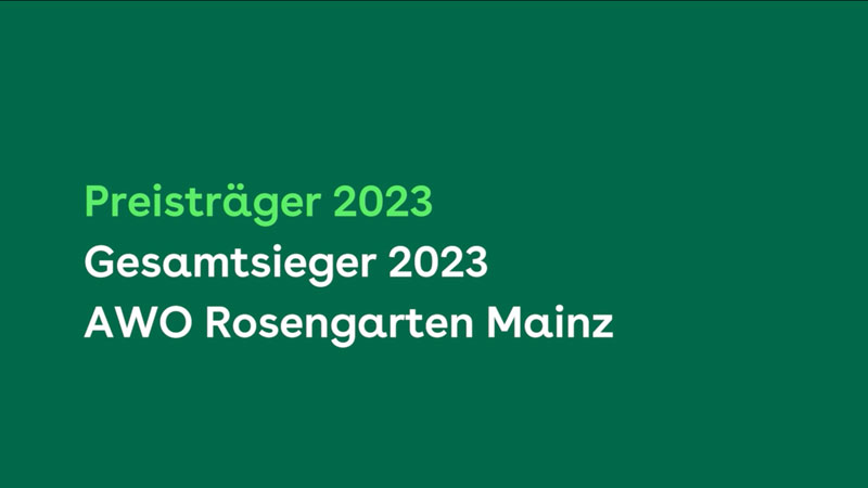 BGF-Preis Gesunde Pflege 2023: AWO Seniorenzentrum AM Rosengarten