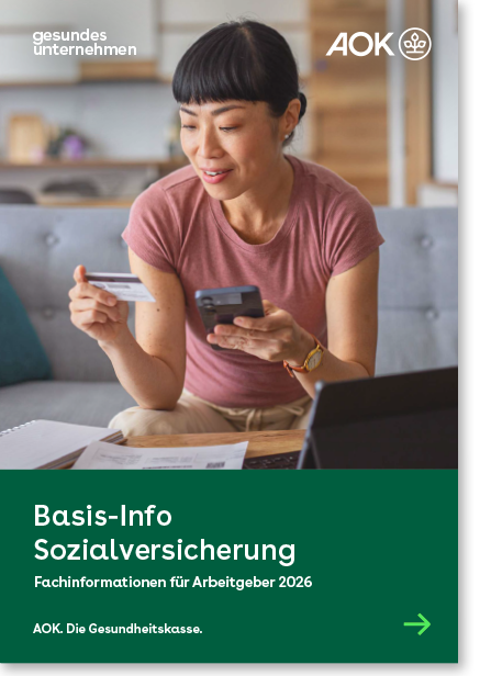 gesundes unternehmen – Fachinformationen für Arbeitgeber 2026 – Basisinfo Sozialversicherung Cover gesundes unternehmen – Fachinformationen für Arbeitgeber 2026 – Basisinfo Sozialversicherung