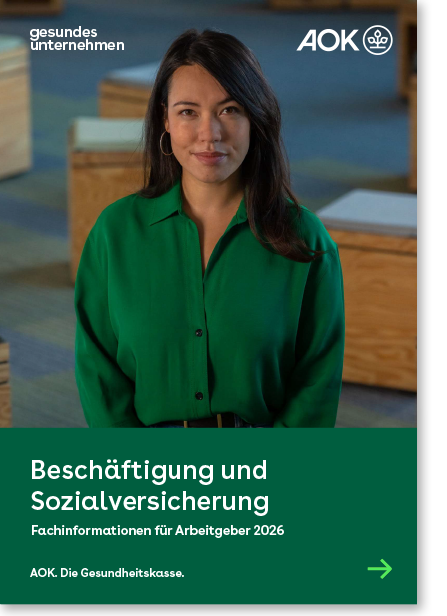 gesundes unternehmen – Fachinformationen für Arbeitgeber 2026 – Beschäftigung und Sozialversicherung Cover gesundes unternehmen – Fachinformationen für Arbeitgeber 2026 – Beschäftigung und Sozialversicherung