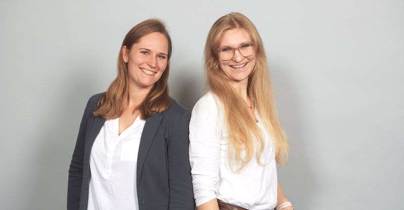 Stefanie Abel und Denise Biedermann