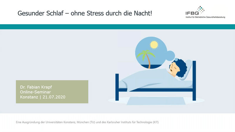 Thumbnail Online-Seminar Gesunder Schlaf Thumbnail Online-Seminar Gesunder Schlaf