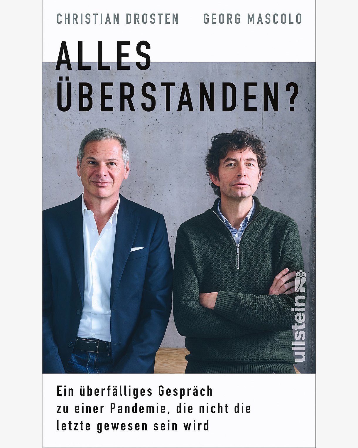 Cover des Buches "Alles überstanden" mit Georg Mascolo und Christian Drosten