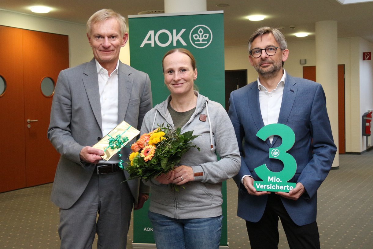 Drei Millionen Niedersachsen vertrauen auf AOK Presse AOK Niedersachsen